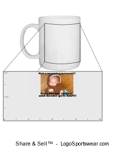 Custom Printed Mug - Wrap Around Design Zoom